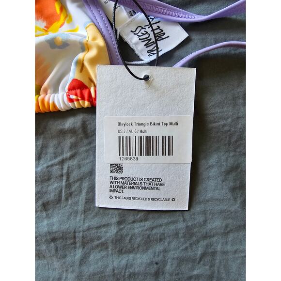 NWT Princess Polly BEASLEY Set (Bikini & Top)BOTTOMS MULTI size 2 - Picture 6 of 7